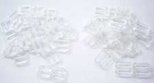 0,25&euro;/Stk    100 Klammern zum Regulieren der BH Tr&auml;ger BH Reparatur transparent