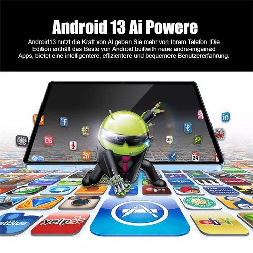 S30Pro Tablet PC 8+256GB Android 13 8000mAh 10 Core WiFi Tablet Pad Geschenke - Bild 6 von 16