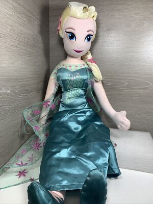 Disney Store Large 29 Frozen Elsa Disney Princess Plush Stuffed Animal Toy Ebay