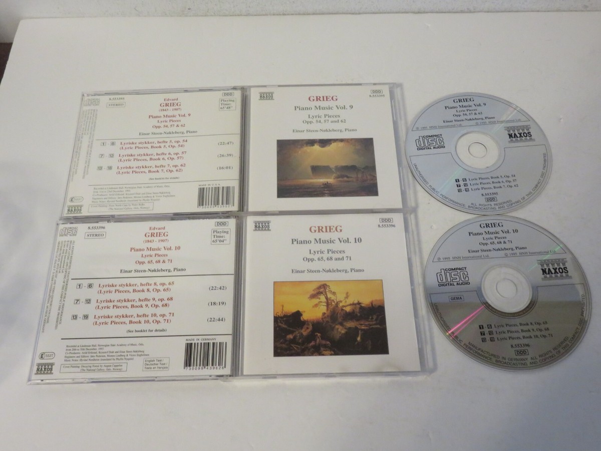 クラシック GRIEG PIANO MUSIC 14 DISC Edvard Grieg, Eva Knardahl – The Complete Piano Music Volume