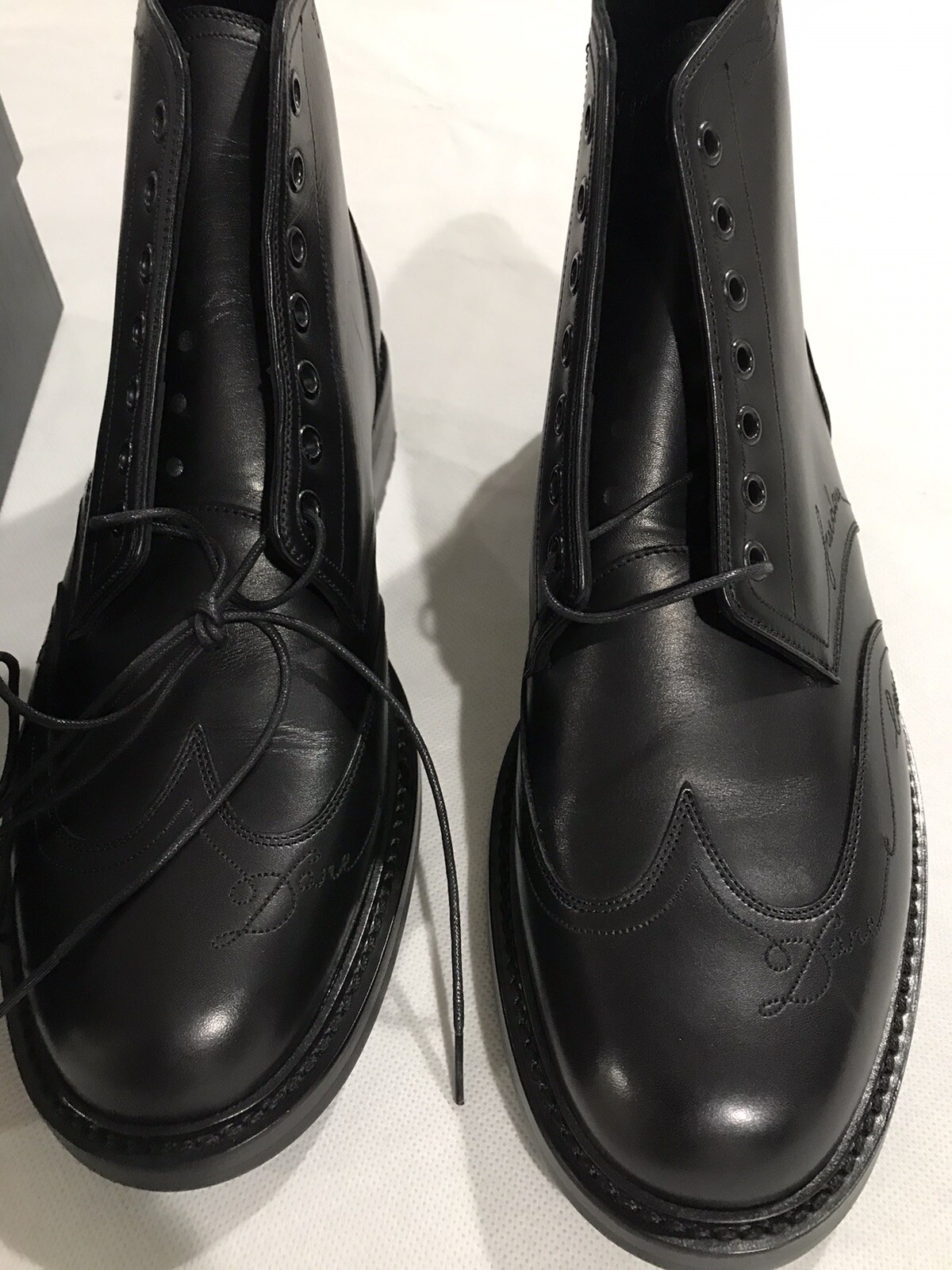 Stivaletto Saint Laurent uomo William 20 ricamato. 44 11. $1090
