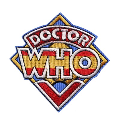 Doctor Who Embroidered Iron-On Patch Sci-Fi TV Show