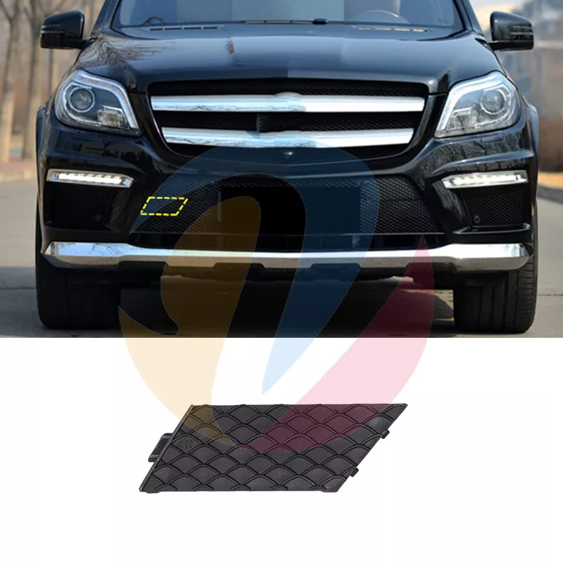 Front Bumper Tow Hook Grille Cover For Mercedes X166 GL500 GL550 GL63AMG 13-16 `
