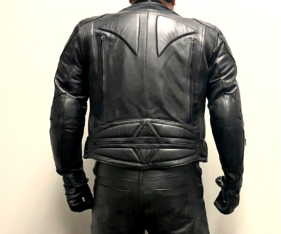 Firstgear Black Leather Pilot Jacket Men Size 44 | eBay