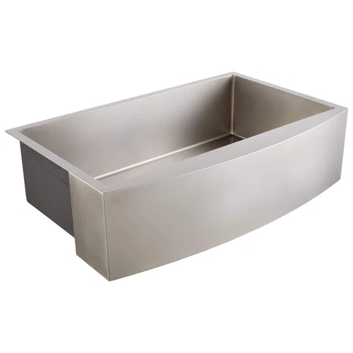 Signature Hardware 441076 Atlas 30" Farmhouse Single Basin Stainless Steel - Picture 7 of 9
