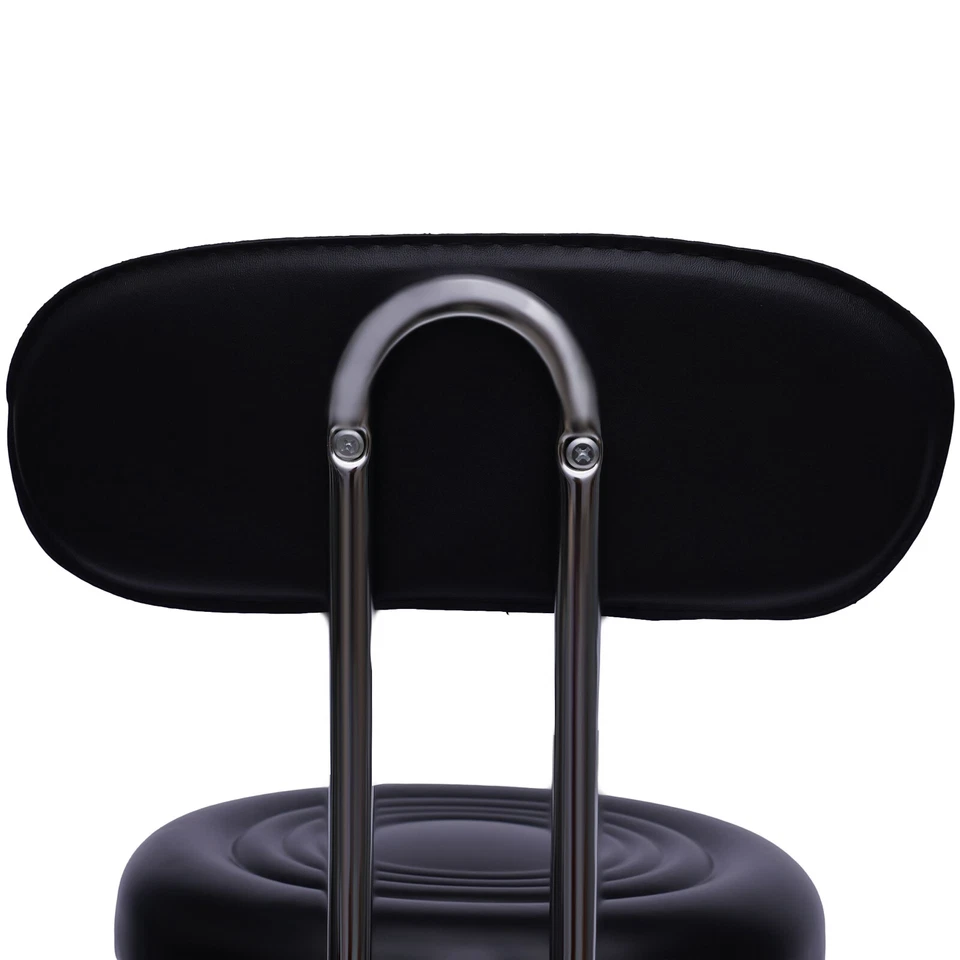 Work Shop Stool Bench Hydraulic Chair Bar Garage Adjustable With Back Footrest Foto 4 de 4