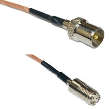 RG316 DVB TV Pal Male to MINI UHF FEMALE RF Cable Rapid-SHIP LOT