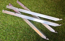 Straight Border Log Roll Pins For Railway Sleepers Drive Path Edging Garden x4