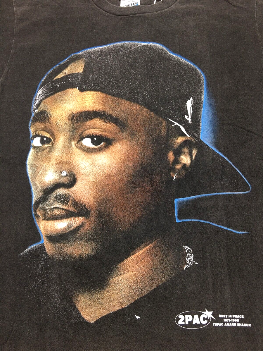 希少 90s USA製 2PAC tupac 2パック 黒 XL ヴィンテージ RARE VINTAGE 1998 2Pac Winterland T-Shirt XL Exodus Tupac Shakur