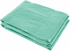 10x7x7FT Plastic Greenhouse Cover Replacement Waterproof for Hoop House 6 Window