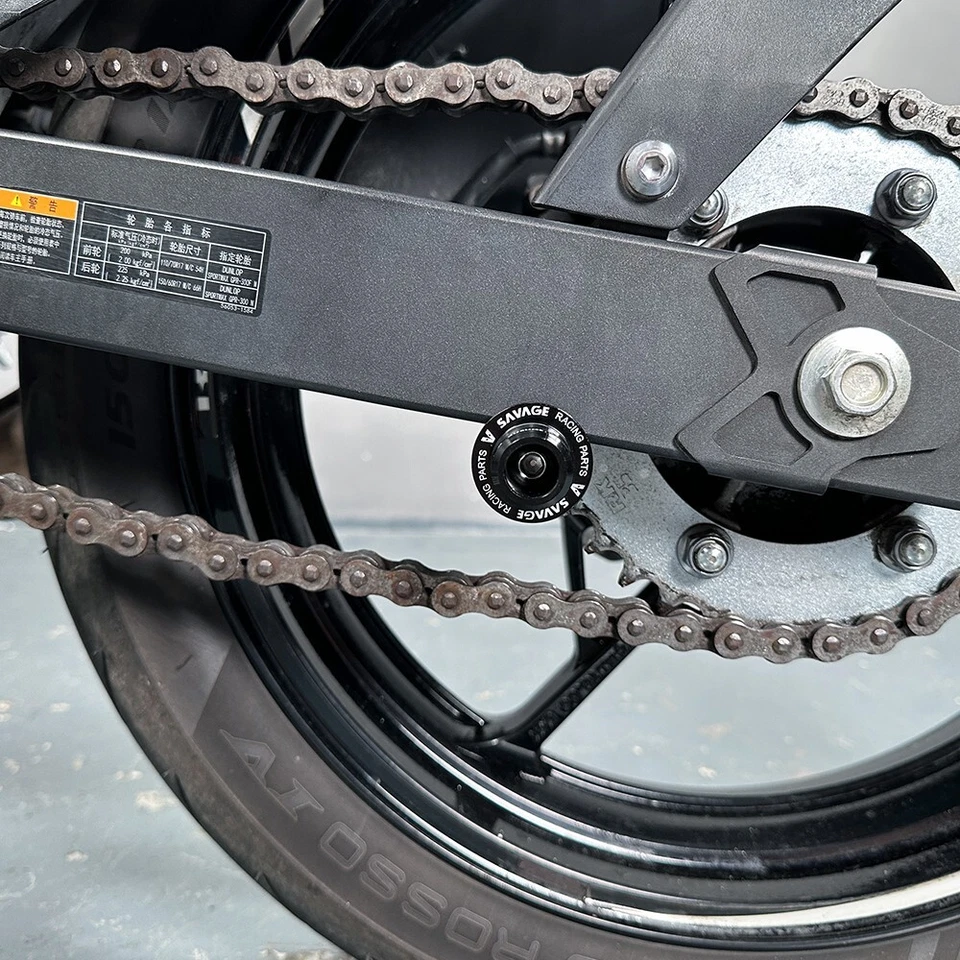 Swingarm Spools Slider Stand Screws For KAWASAKI Z400 Z650RS Ninja 400/650 ZX25R - Image 4 of 4