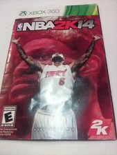 NBA 2K14 Microsoft Xbox 360, 2013 Instructions Manual w/ bonus insert