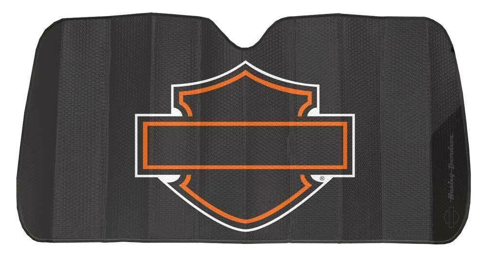 Harley-Davidson Bar & Shield Logo Accordion Auto Sunshade - Matte
