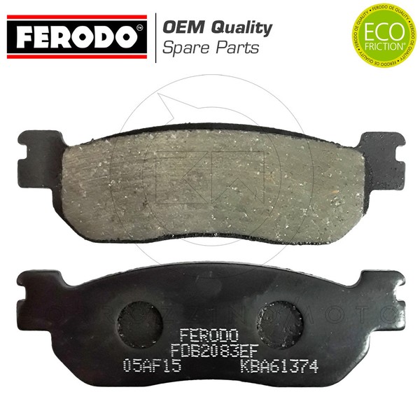 BremsbeläGe Hinten Ferodo FDB2083 FüR Yamaha Majesty Dx 250 2000-2005-image