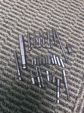 Large Lot Of Assorted Hex Apex And Other Brands Aircraft Maintenance Tools Bits