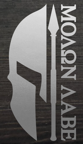 Molon Labe Sticker Decal Come And Take It Spartan Helmet 2nd Amendment Tactical - Picture 10 of 26