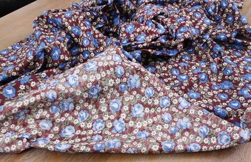 5.12' x 6.50' Print Cotton Fabric Uzbek VINTAGE FAST Shipment With UPS 12834 - Picture 6 of 7