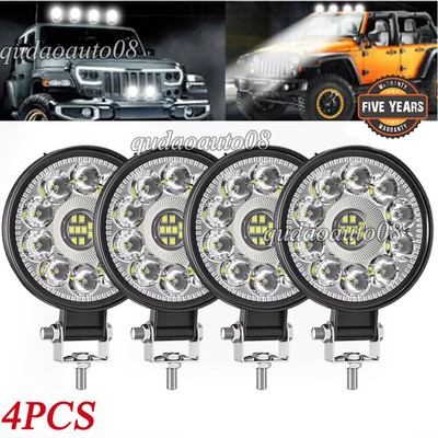 12V 3'' LED Work Light Bar Flood Spot Lights Driving Lamp Offroad Car Truck SUV