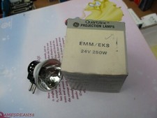 Projection Lamp Projector Bulb EMM EKS 24V 250W GE Quartzine GENERAL ELECTRIC