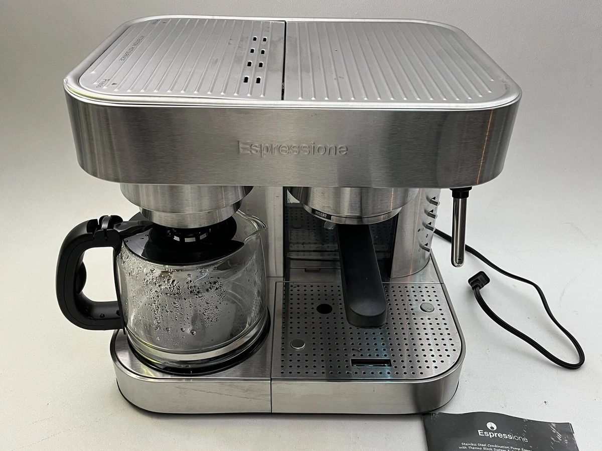 Espressione Stainless Steel Combination Coffee & Espresso Maker & Reviews