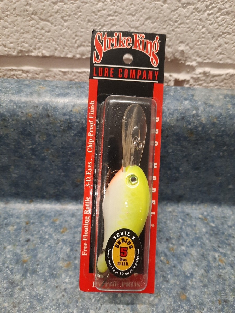 Vintage Strike King Series 5 Pro Model Crankbait! 10-12ft HC5 Made