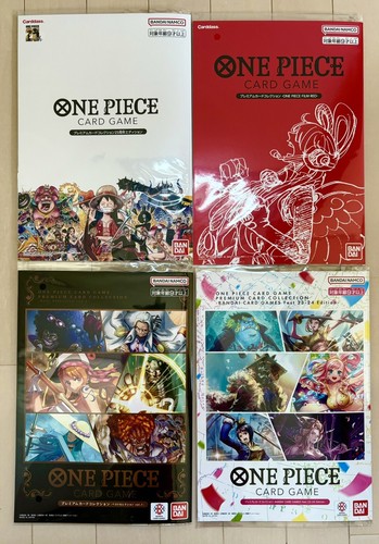 Collection Card Game Types One Piece Card Game Premium Card Collection 4 Types Set Japanese | eBay