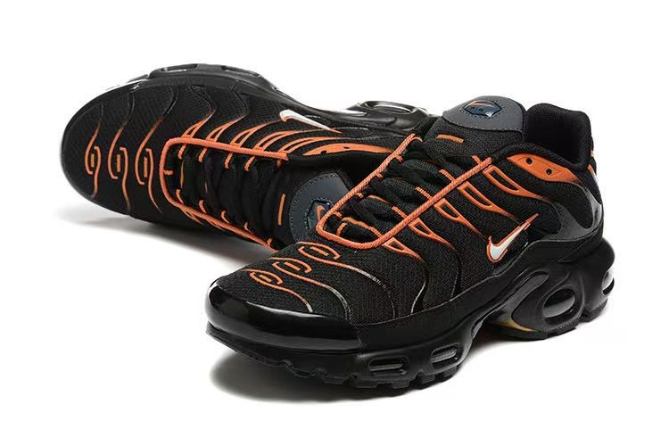 Size 8.5 - Nike Air Max Plus Low Triple Black for sale online | eBay