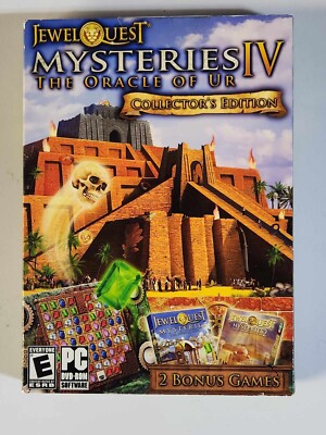 Jewel Quest Mysteries IV: The Oracle Of Ur Collector's Edition (PC-CD ROM)