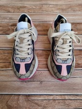 GUCCI RHYTON GG Multicolor Monogram Canvas & ...