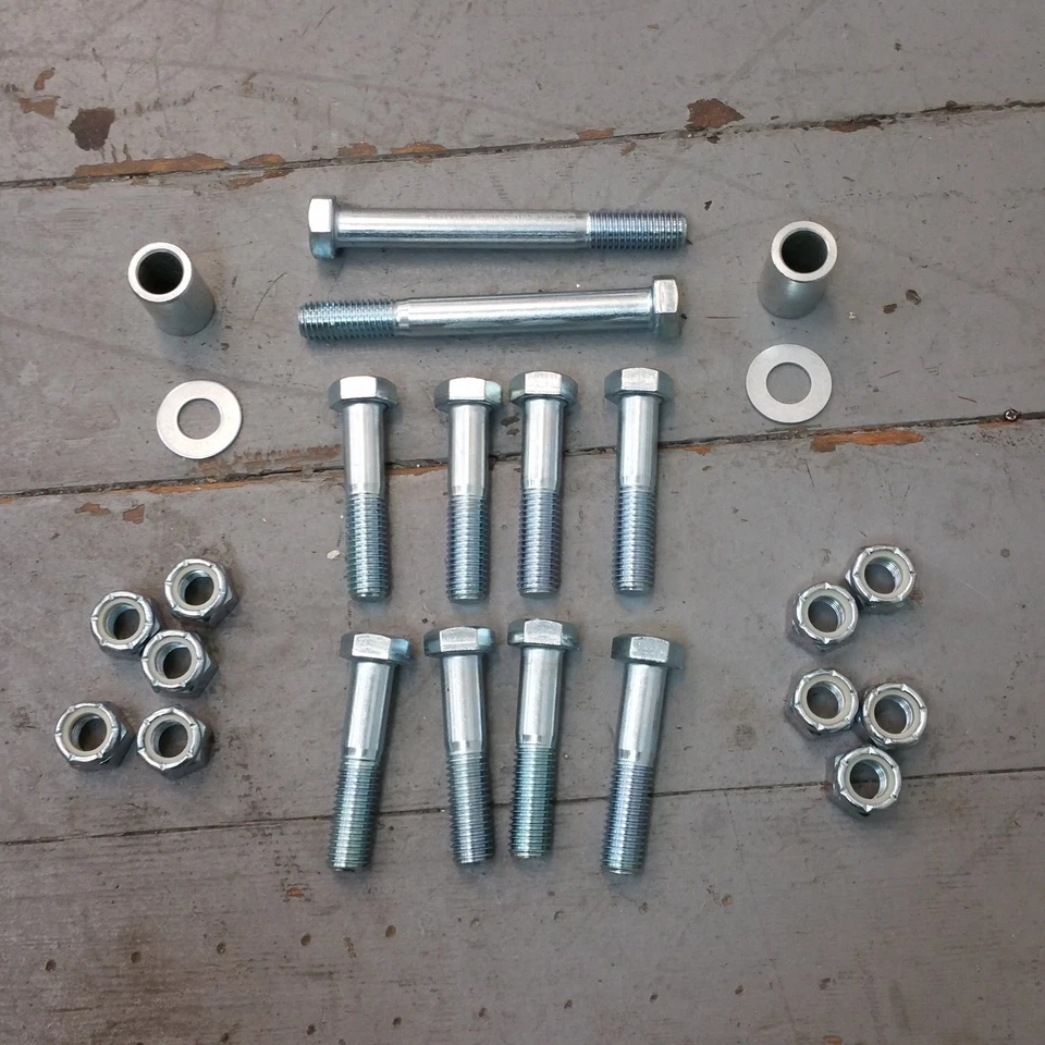 Chevy Monte Carlo 1970-80 carrocería G GM suspensión trasera 4 eslabones kit SS 350 LS cromo Foto 3 de 4