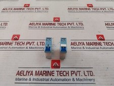 Lot of 2X RELECO C12-A21X Relay Socket 5A 250V 24VDC