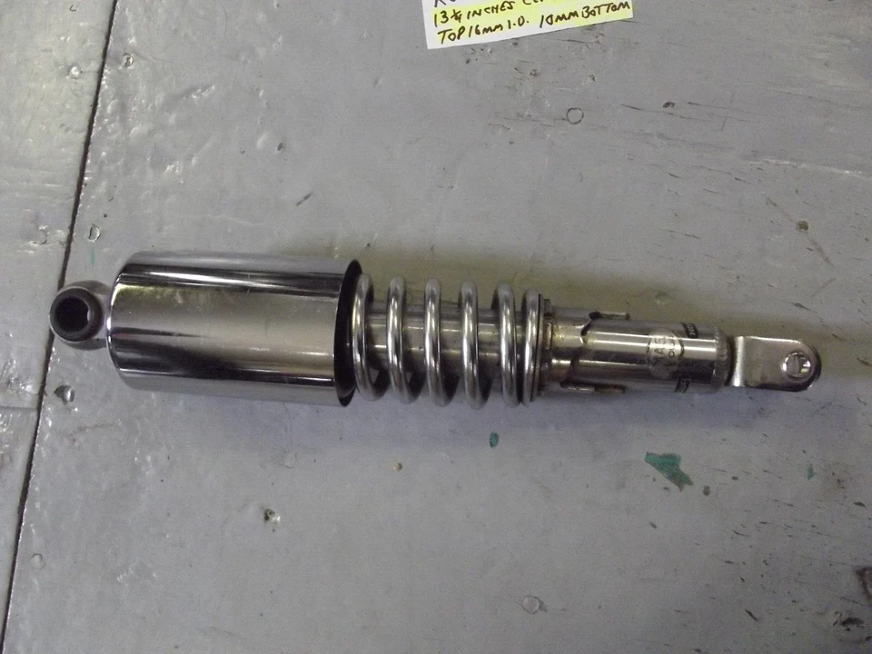 OEM HONDA 1982 CB750C PAR DE AMORTIGUADORES TRASEROS PERSONALIZADOS 52400-MA5-771 ESTADO ORDENADO Foto 4 de 4