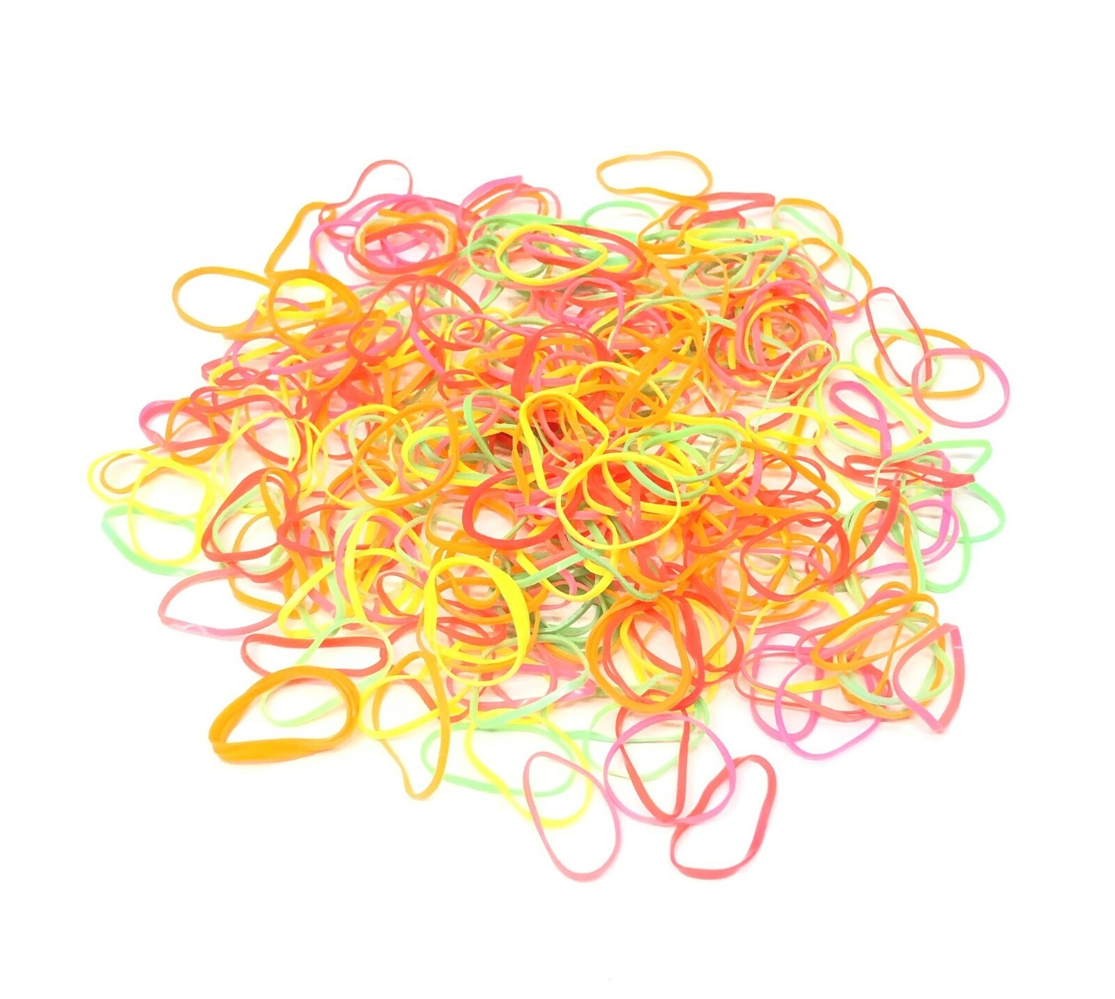 1000x Mini Poly bands Hair Elastics Small Rubber Bands Braids Braiding