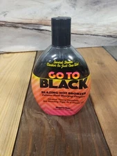 Supre Go To Black Blazing Hot Bronzer Extreme Tanning Lotion +FREE PKT