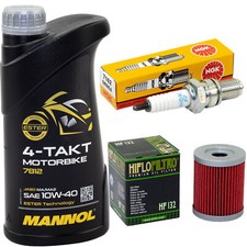 Inspektion Set für Suzuki DR 125 SE SF44A DR125 1995-00 Öl 1L Ölfilter Zündkerze