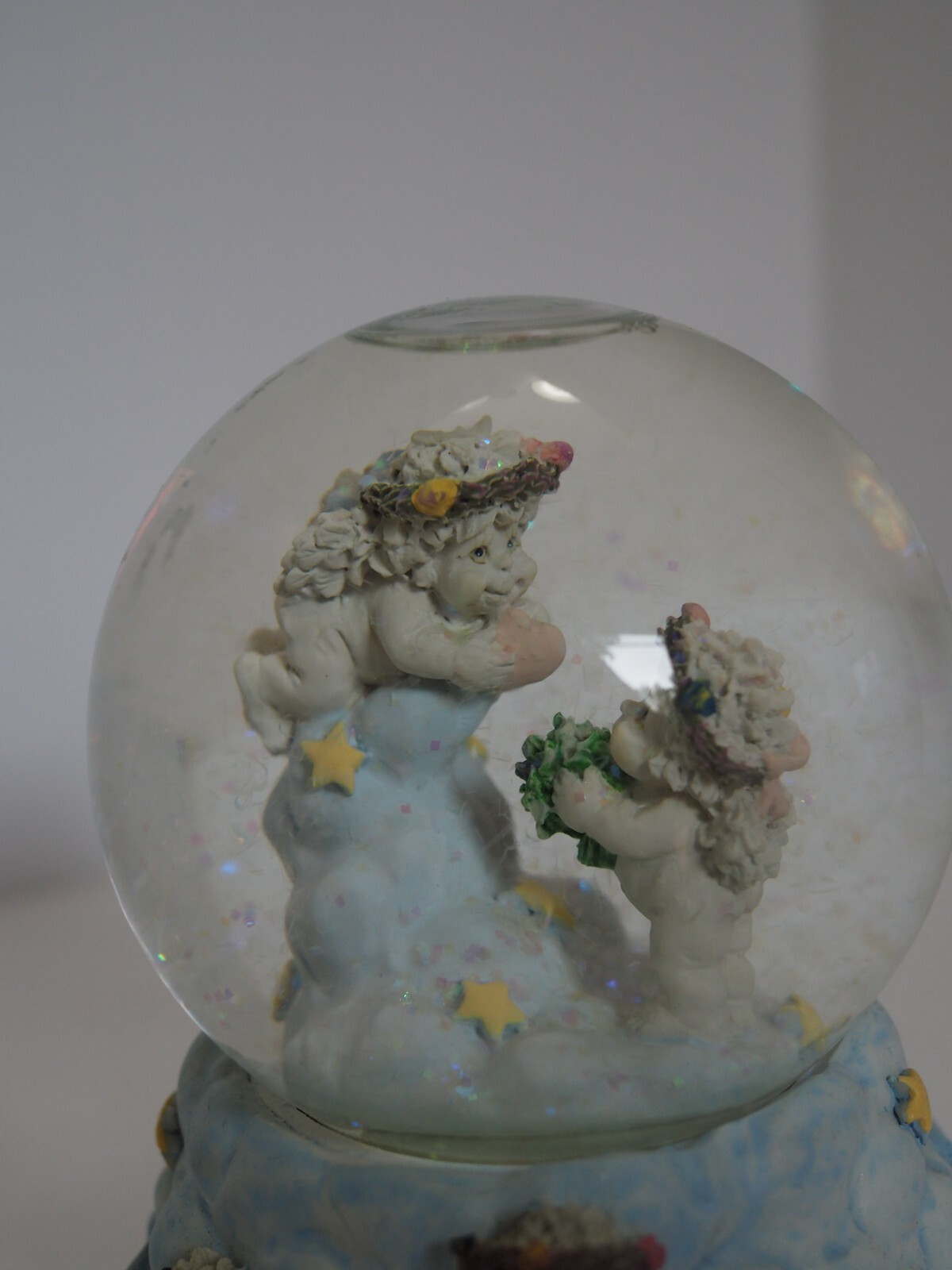 Dreamsicles Vtg. Westland Snow Globe Music Box D8505 Let Me Call You