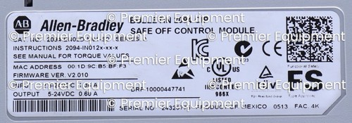 * ALLEN BRADLEY 2094-DE02D-M01-S0 2094-BM01-M KINETIX 6500 MODULE - Bild 5 von 6
