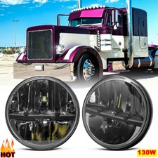 Newest Pair 7inch Led Round Headlight High-low Beam For Peterbilt 379 359 Trucks Newest Pair 7inch Led Round Headlight High-low Beam For Peterbilt 379 359 Trucks