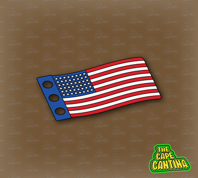 WW2 American Flag Minifigure Custom Cloth Flag + Other Nations for LEGO NEW