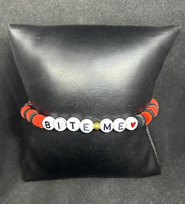 Bite Me (Vamp) Heishi Bracelet