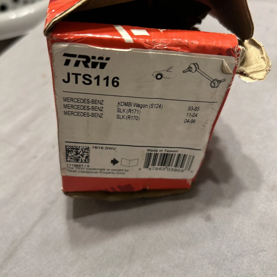 NEW TRW SUSPENSION STABILIZER BAR LINK KIT JTS116 FOR MERCEDES-BENZ 96-11 SKL - Image 4 of 4