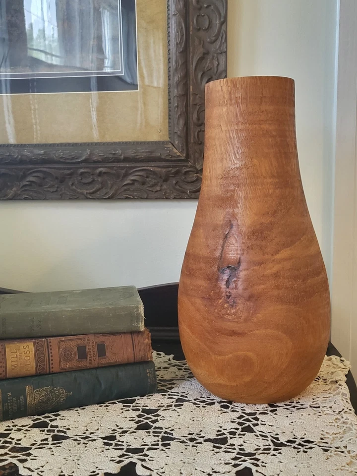 Jarrón grande de mango terroso natural impresionante jarrón. Boho. Foto 2 de 4