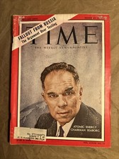 Time Magazine November 10, 1961 Atomic Energy Chairman Seaborg