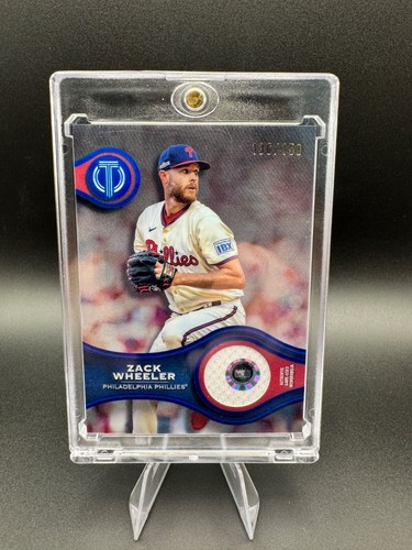 2025 Topps Tribute #SOA-ZW Zack Wheeler Stamp of Approval Relic Card /150