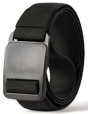 Mens Stretch Web Belt, Mens Casual Belt for Jeans,Golf or the Hiking, Width 1.5"