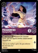 Pocahontas - Following the Wind NM/M SR 42/204 Winterspell Lorcana