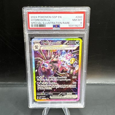 バチュンカードSハズレ PSA 8 Hydreigon ex 240/191 SIR Surging Sparks SSP Pokemon Card