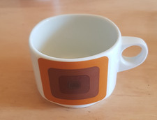 Kaffeetasse Rosenthal Studio Line Wolf Karnagel Carre Vintage 70er