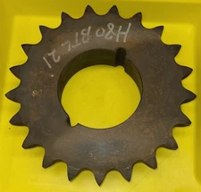 SST 80BTB21H Bushing Bore Roller Chain Sprocket, 80 / 1 in, 21 Teeth, 2517