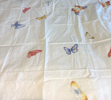 POTTERY BARN BUTTERFLY RED/ORANGE/YELLOW/BLUE MADE IN ITALY EURO PILLOW SHAM